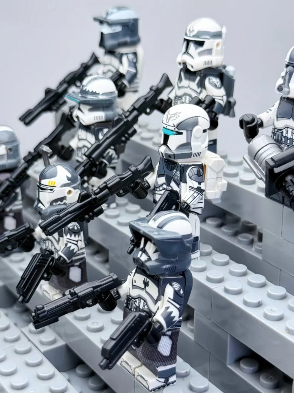Star Wars Wolfpack Clone Trooper Custom Minifigures Lot of 8